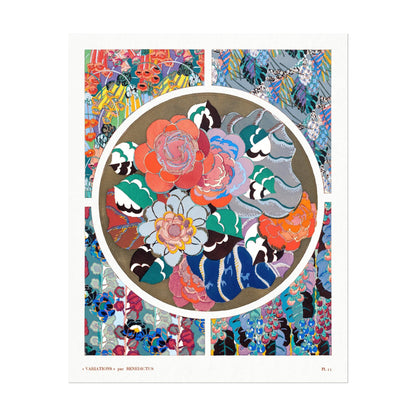VARIATIONS - Set of 3 Pattern Prints by Édouard Bénédictus - Pathos Studio - Art Print Sets