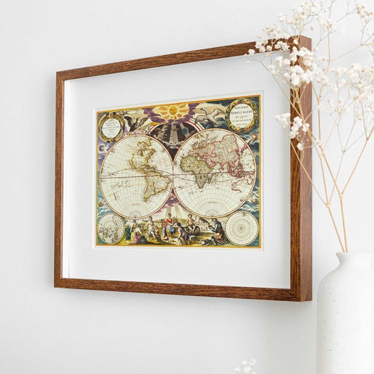 Vintage Map Of France, Spain and Portugal - Pathos Studio - Art Prints