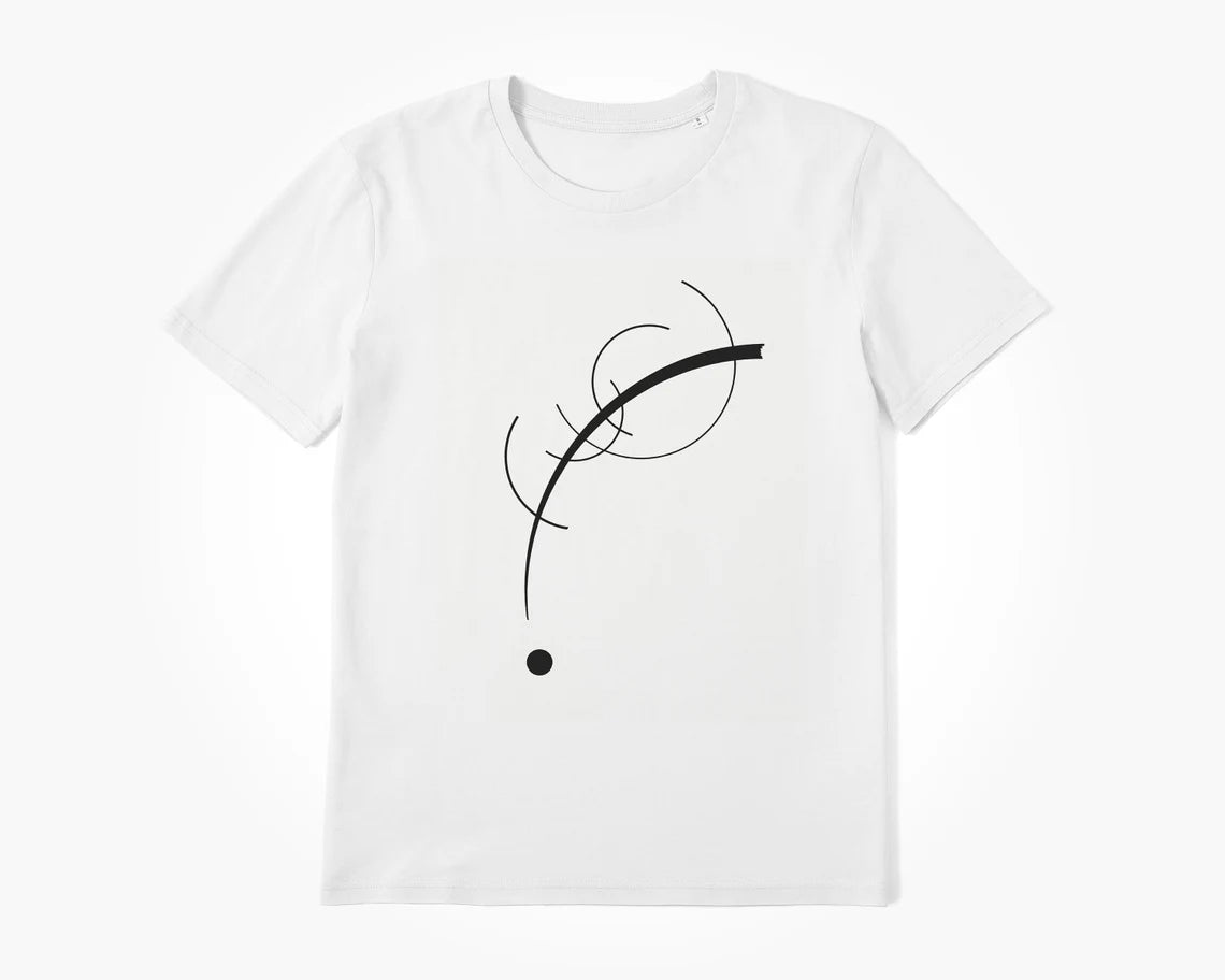 WASSILY KANDINSKY - Free Curve To The Point T-Shirt - Pathos Studio -