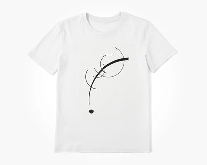 WASSILY KANDINSKY - Free Curve To The Point T-Shirt - Pathos Studio -