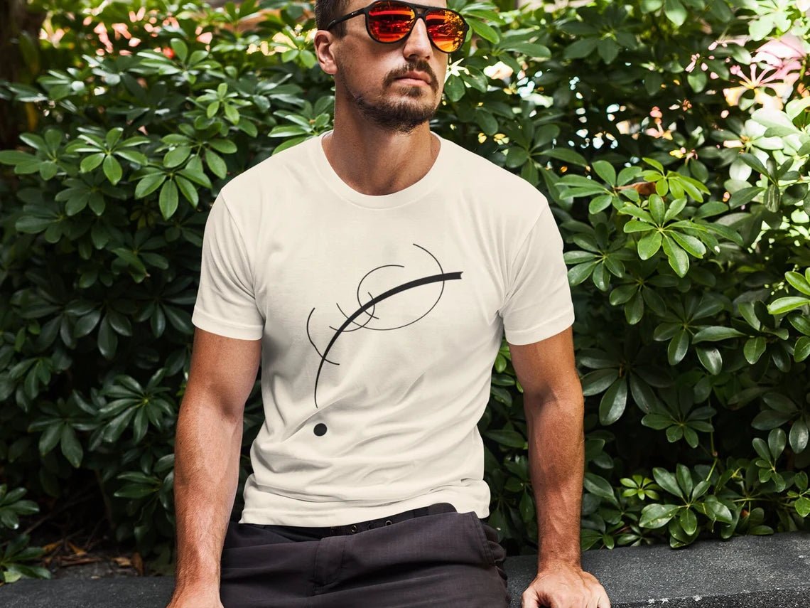 WASSILY KANDINSKY - Free Curve To The Point T-Shirt - Pathos Studio -