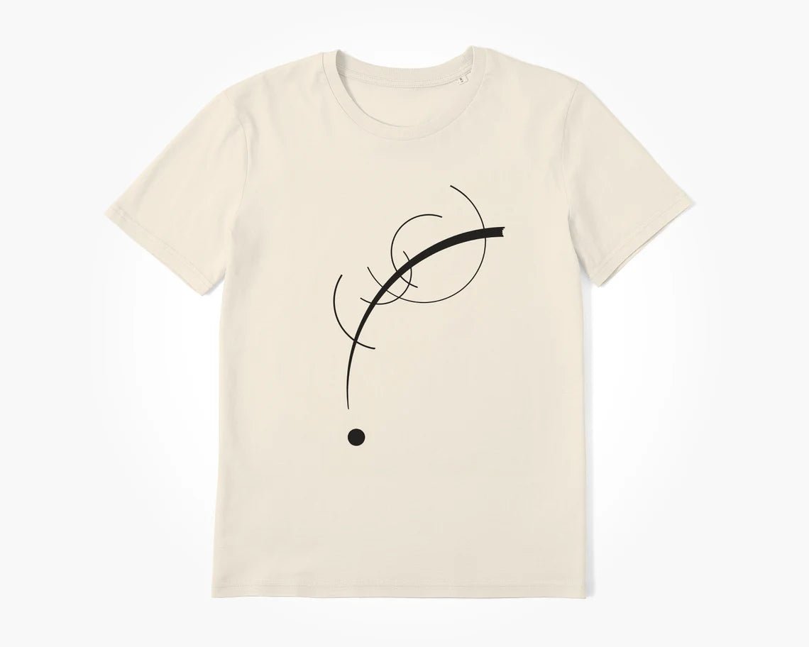 WASSILY KANDINSKY - Free Curve To The Point T-Shirt - Pathos Studio -