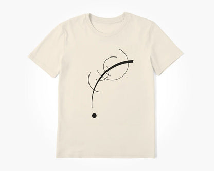 WASSILY KANDINSKY - Free Curve To The Point T-Shirt - Pathos Studio -