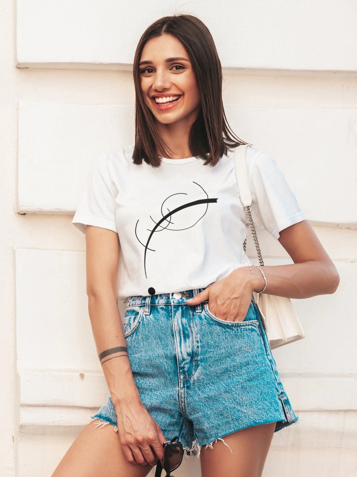 WASSILY KANDINSKY - Free Curve To The Point T-Shirt - Pathos Studio -