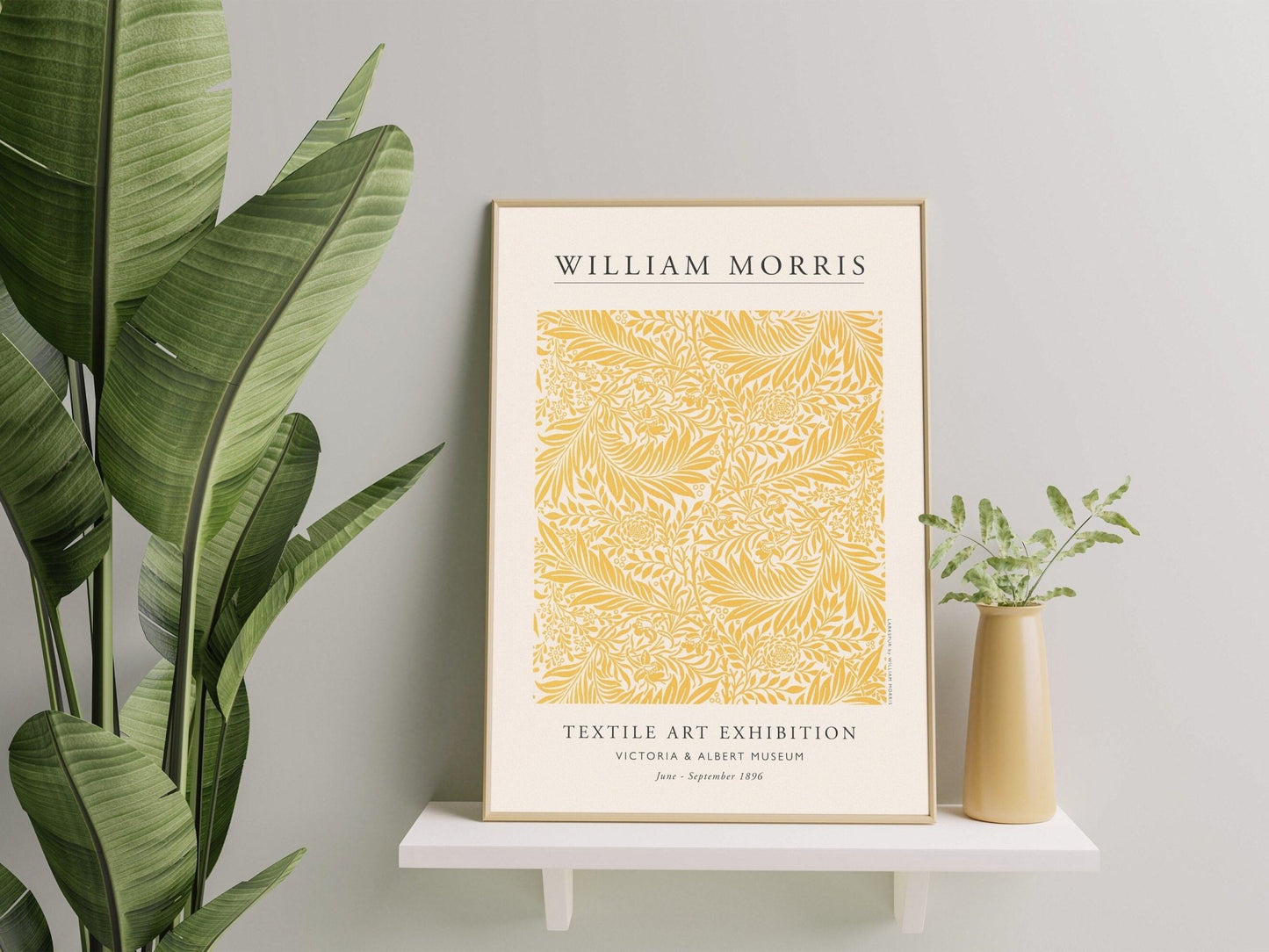 WILLIAM MORRIS - Set of 3 Textile Exhibition Posters - Pathos Studio - Art Print Sets