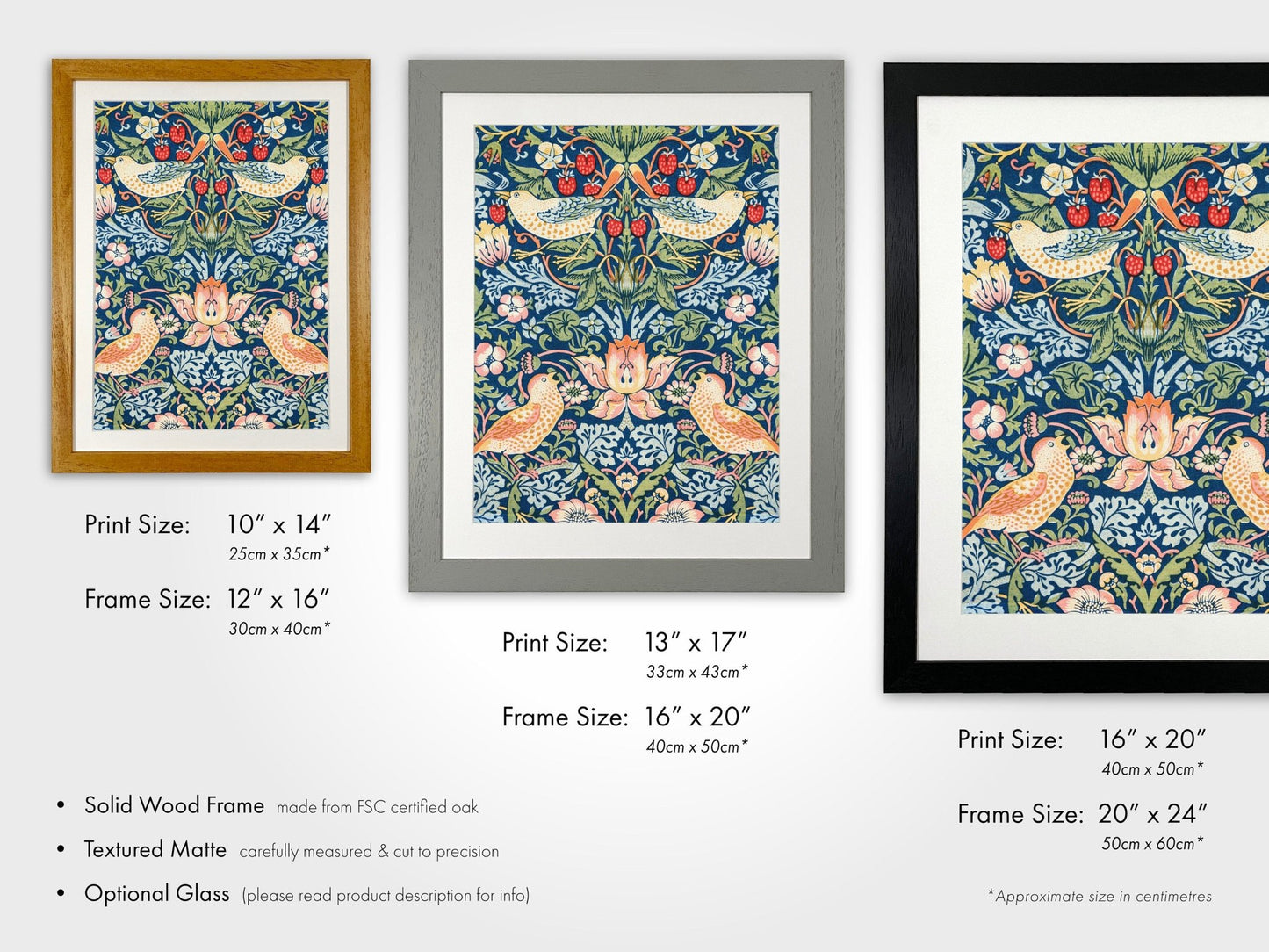 WILLIAM MORRIS - Strawberry Thief - Pathos Studio - Art Prints