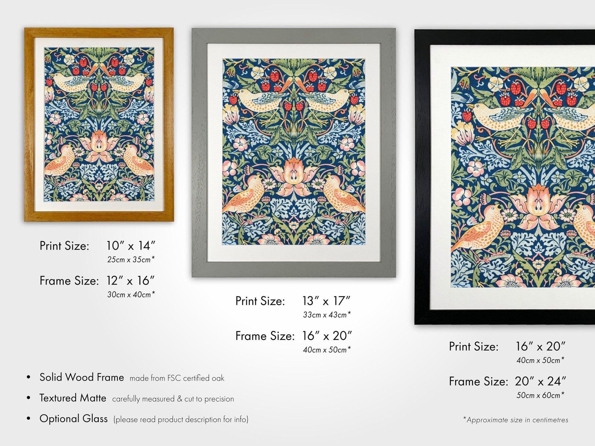 WILLIAM MORRIS - Strawberry Thief - Pathos Studio - Art Prints