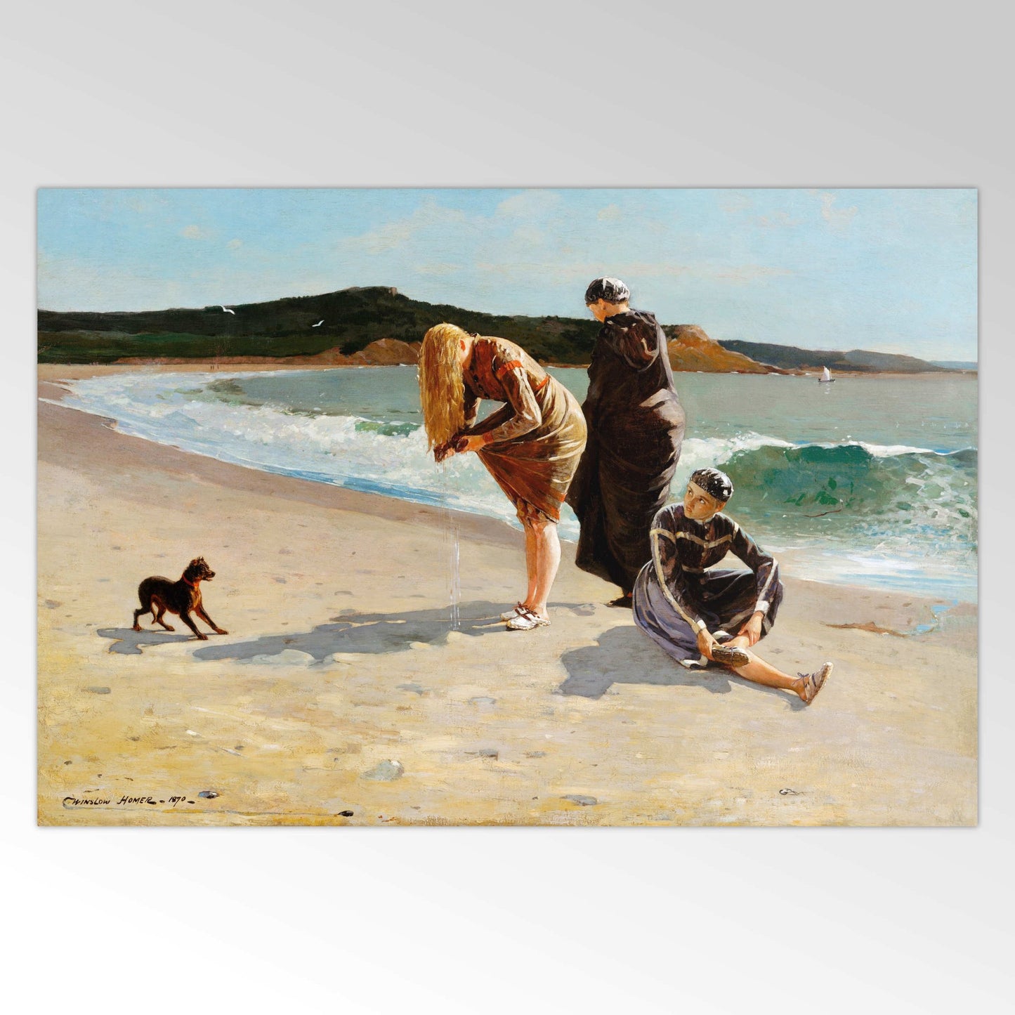 WINSLOW HOMER – Eagle Head, Manchester, Massachusetts