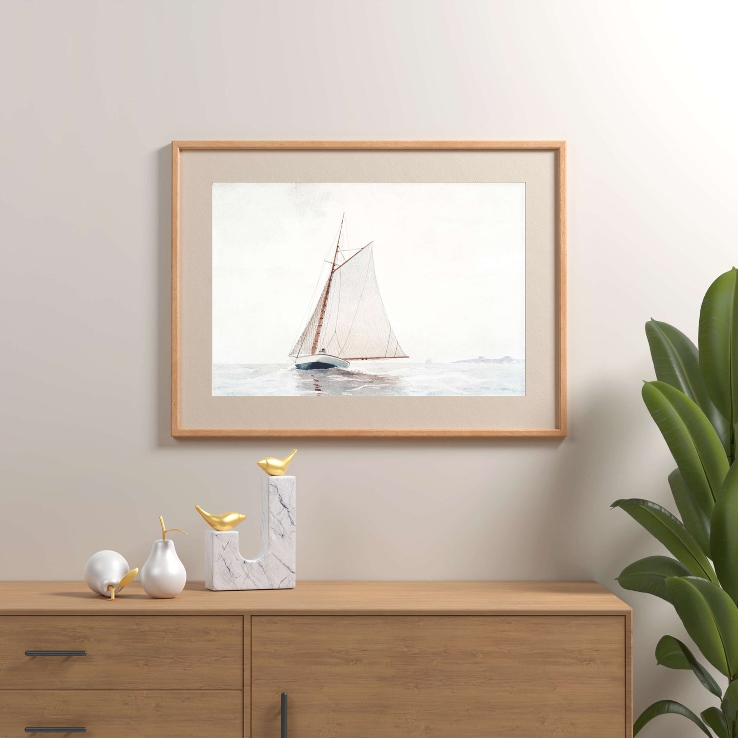 Sailing off Gloucester